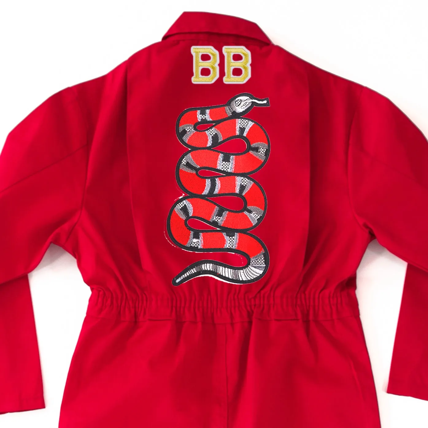 Red Snake Jumpsuit