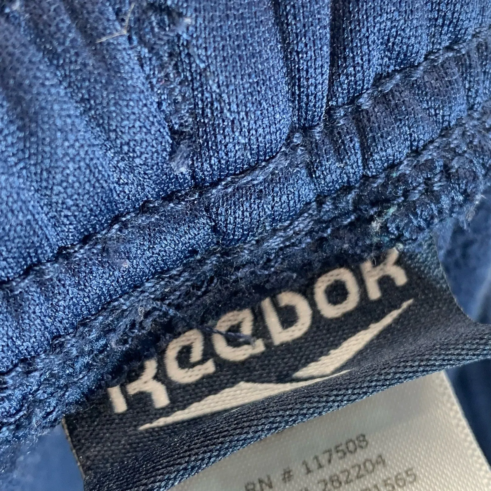 REEBOK Men's Dress Blue Relaxed-Fit Drawstring Cargo Fleece Jogger Pant SZ S