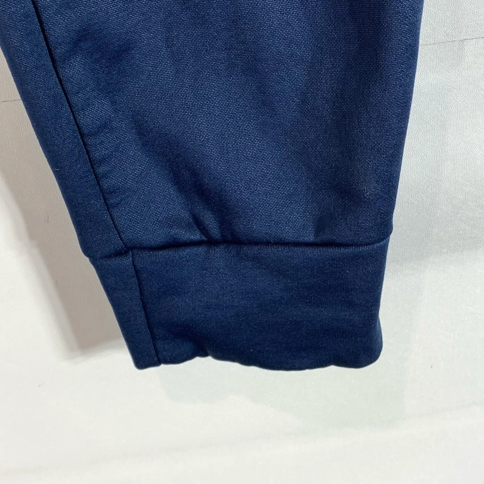 REEBOK Men's Dress Blue Relaxed-Fit Drawstring Cargo Fleece Jogger Pant SZ S