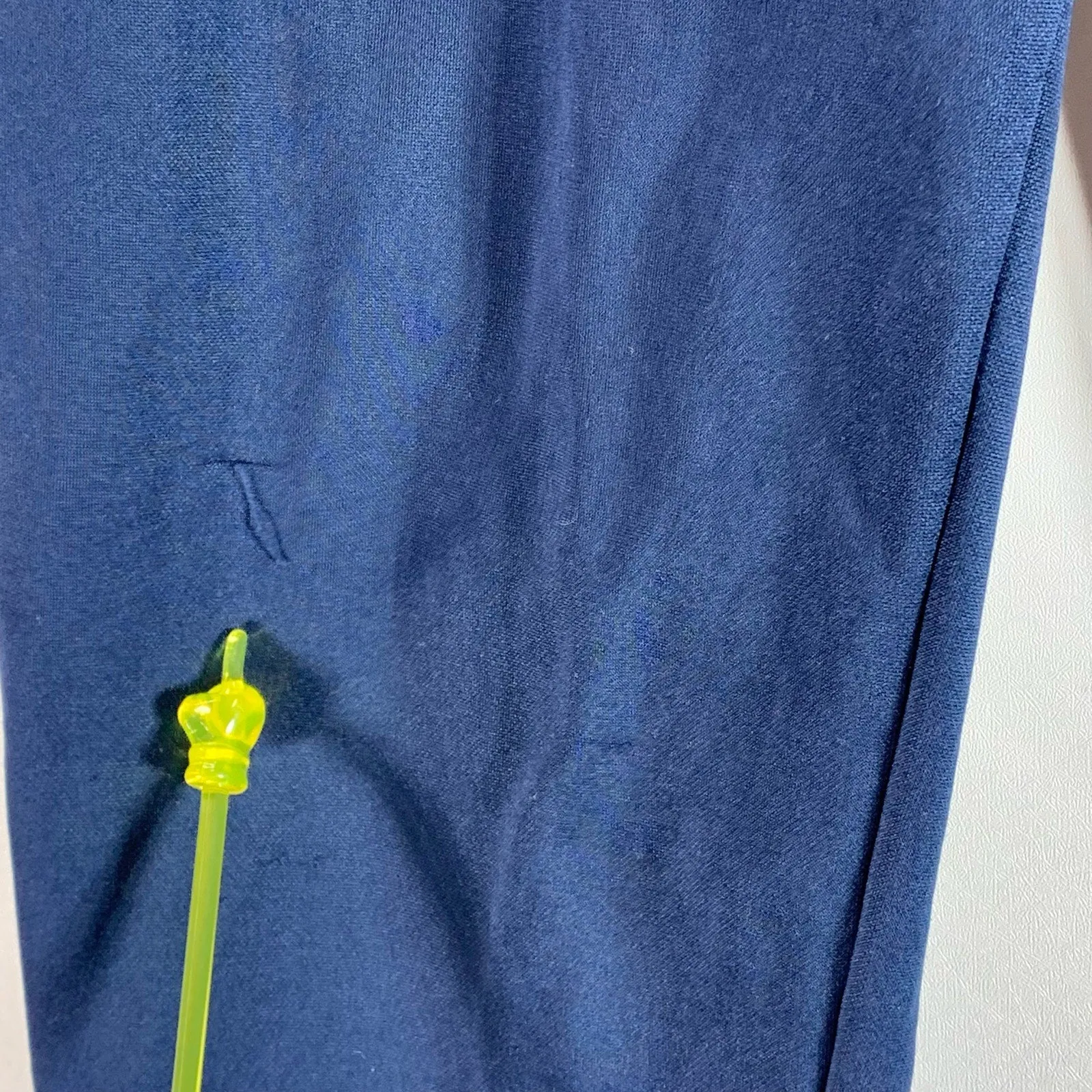 REEBOK Men's Dress Blue Relaxed-Fit Drawstring Cargo Fleece Jogger Pant SZ S