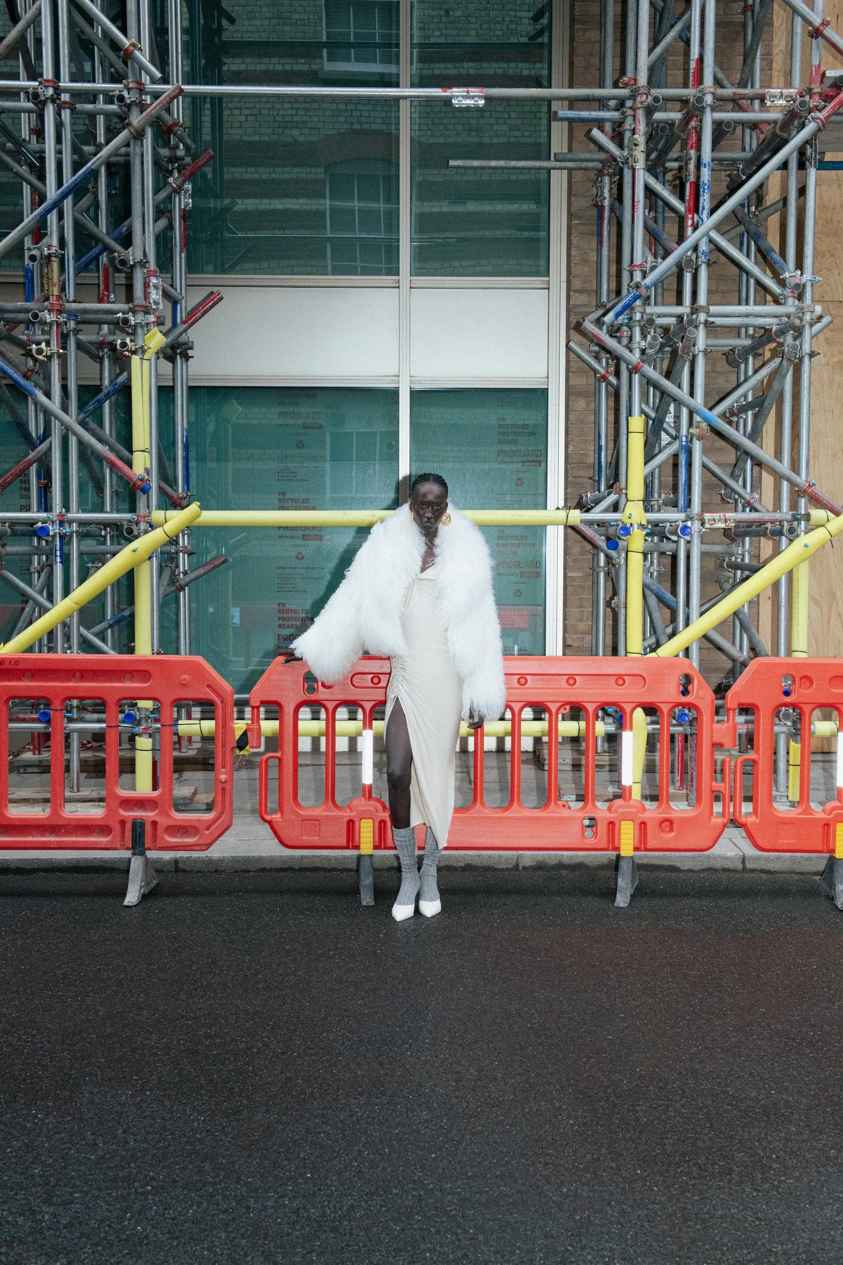 Rene Mongolian Sheep Fur Coat