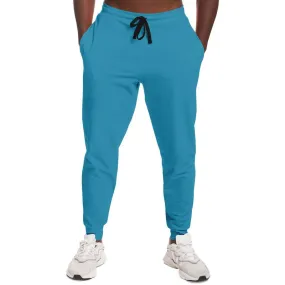 Shaded Pastel Cyan Joggers | Unisex | with PLUS sizes | C60M0Y0K30