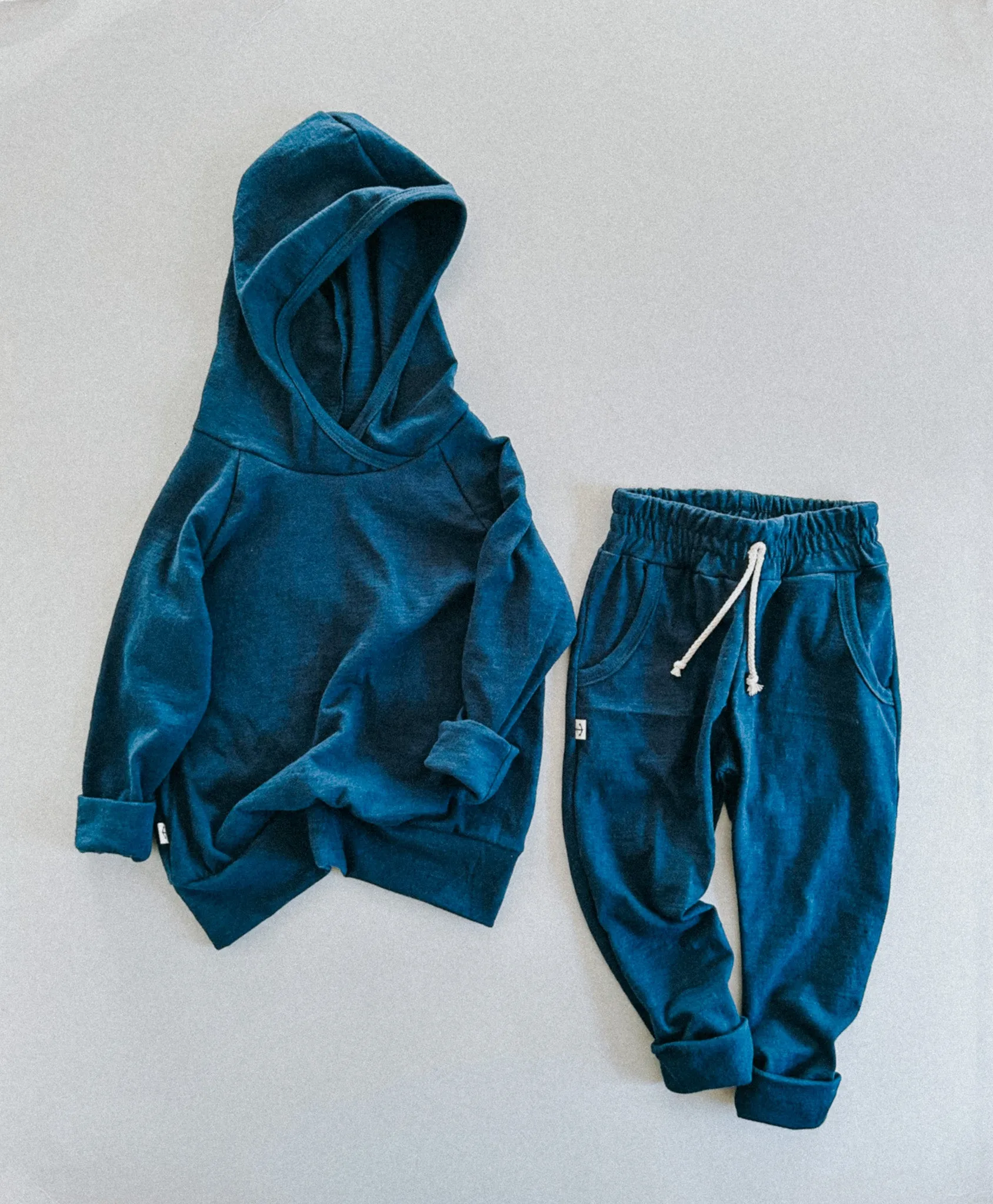 SLUB JERSEY JOGGERS | PEACOCK