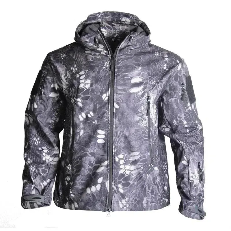 Tactical Waterproof Fleece Jacket for Men