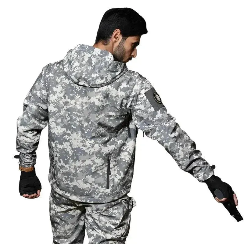 Tactical Waterproof Fleece Jacket for Men