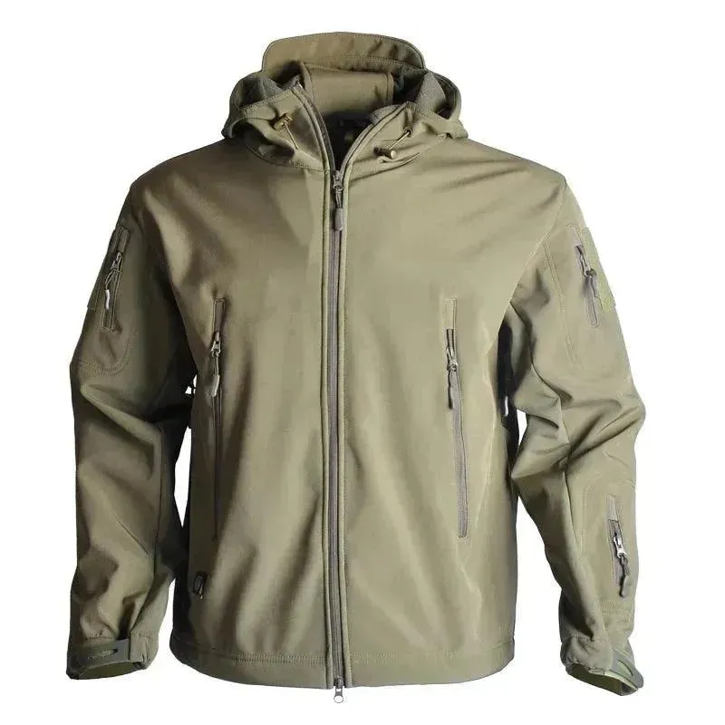 Tactical Waterproof Fleece Jacket for Men