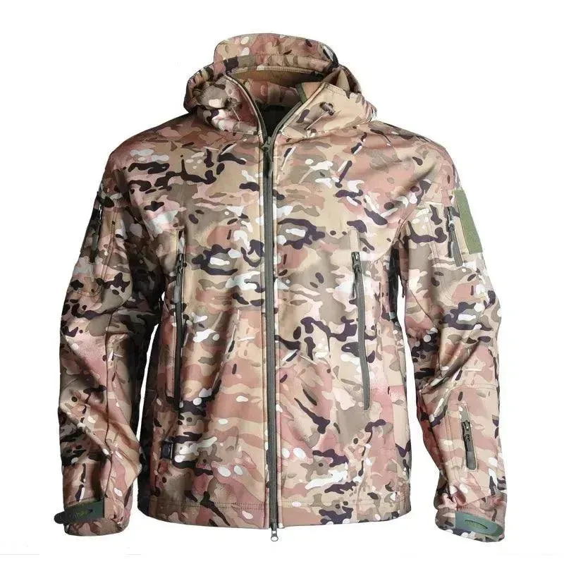 Tactical Waterproof Fleece Jacket for Men