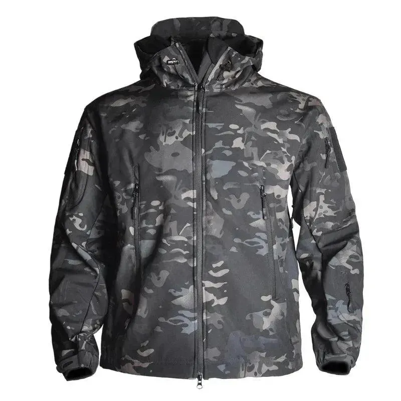 Tactical Waterproof Fleece Jacket for Men