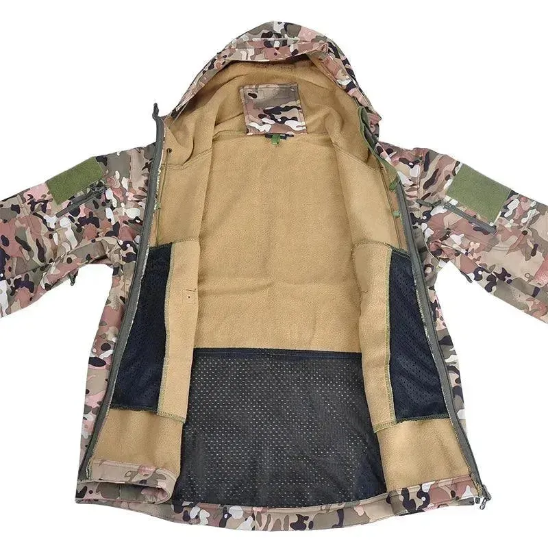 Tactical Waterproof Fleece Jacket for Men