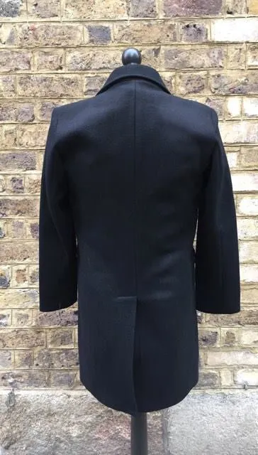 The Relco Classic Black Crombo Overcoat !
