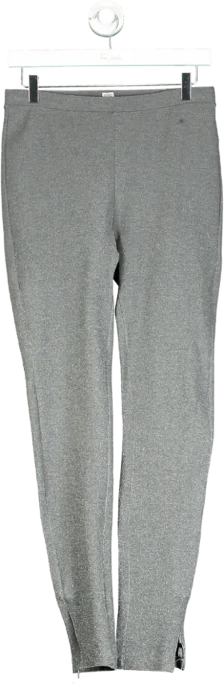 Totême Grey Zip Leggings UK M