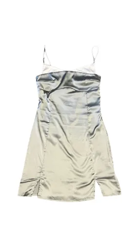 Tuxedo Dress - Silver
