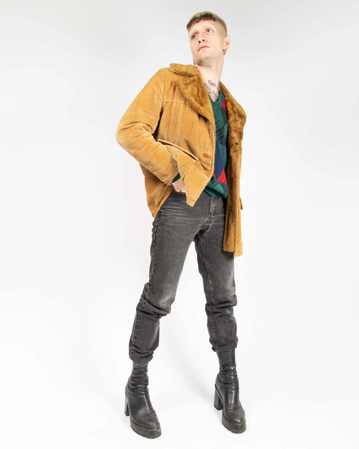 Van Heusen brown corduroy jacket