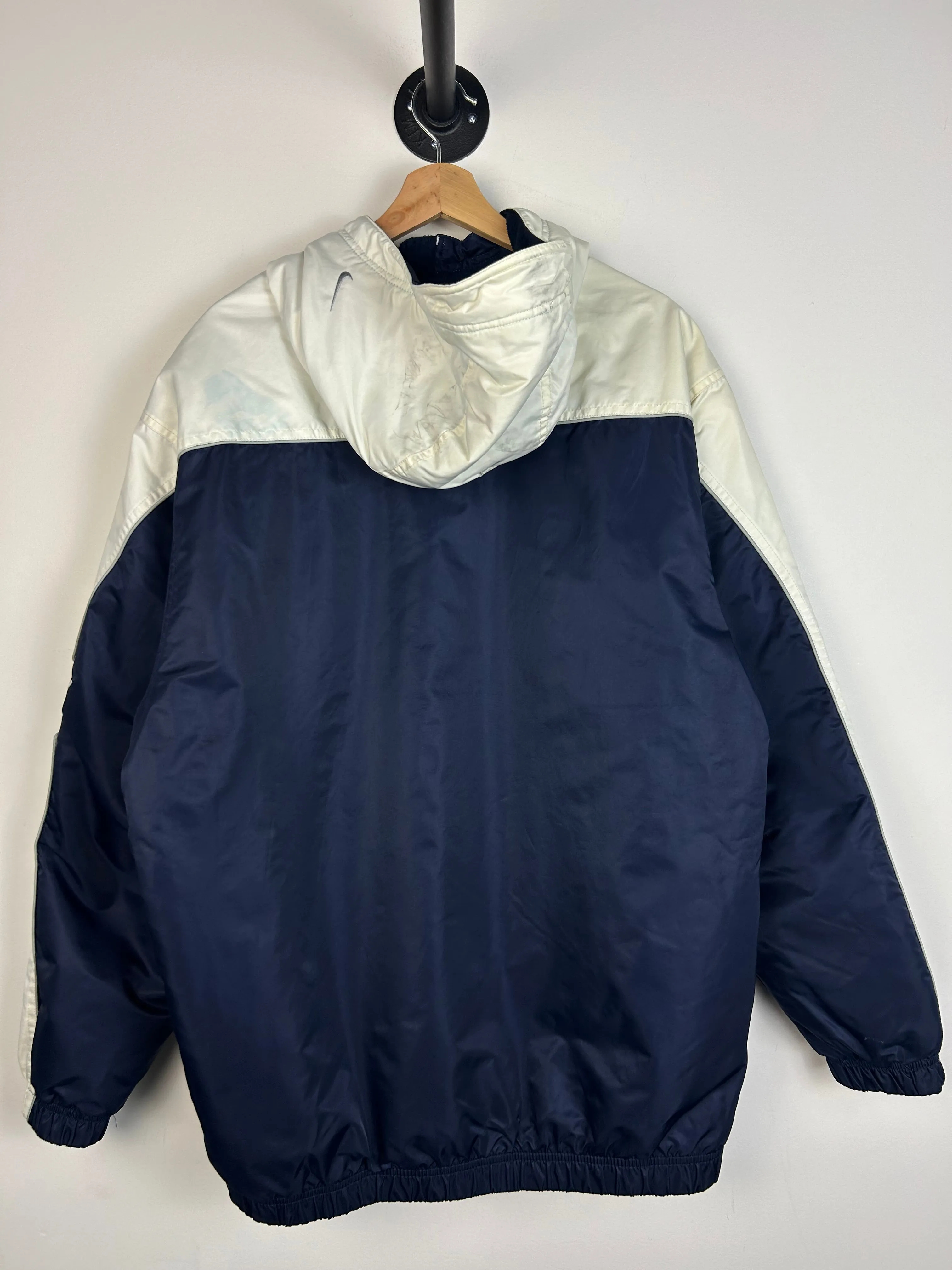 Vintage Y2K Nike Swoosh Navy Hooded Jacket