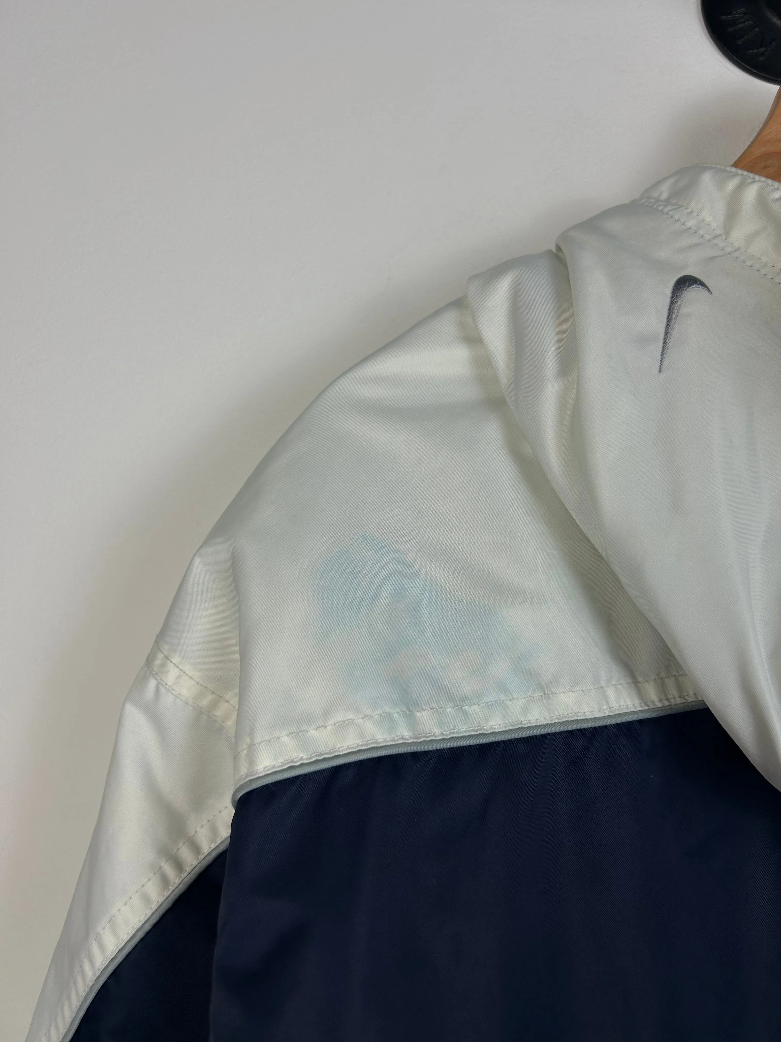 Vintage Y2K Nike Swoosh Navy Hooded Jacket