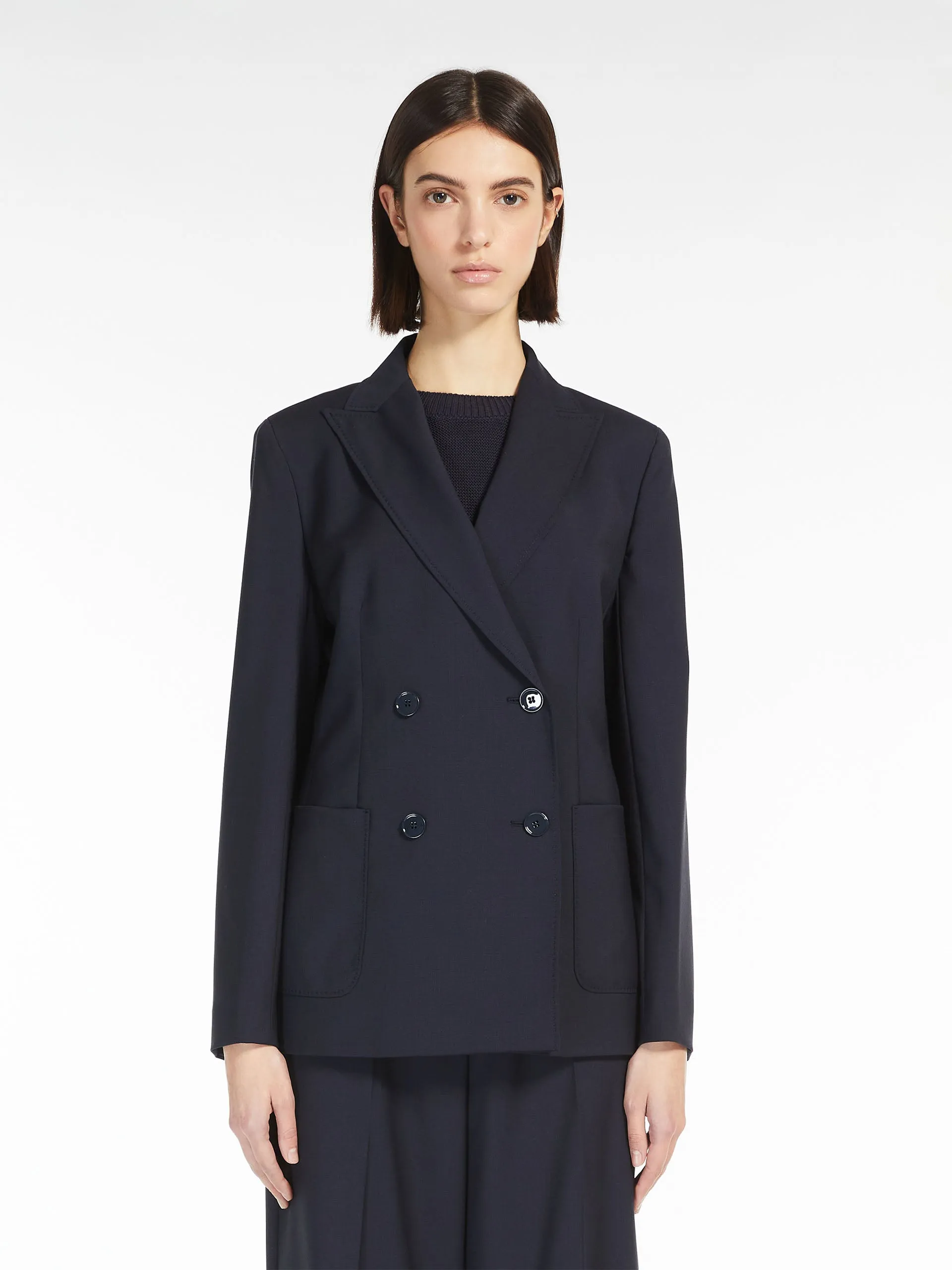 Weekend Max Mara Nervoso Blazer - Navy