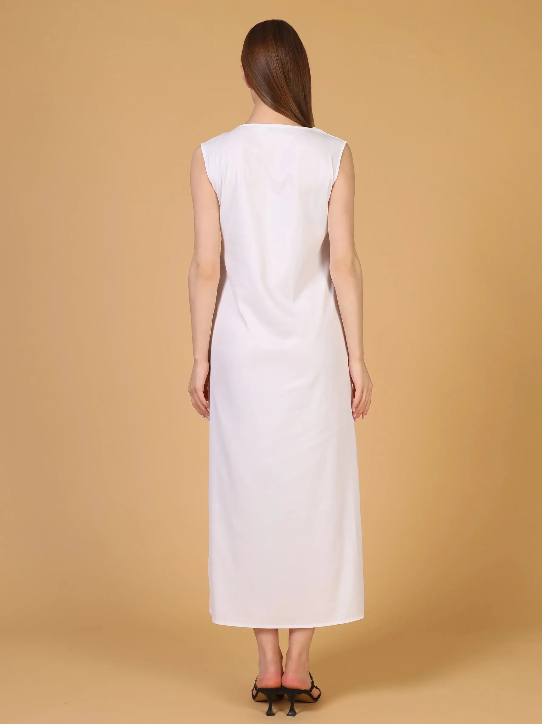 White Inner Slip Dress