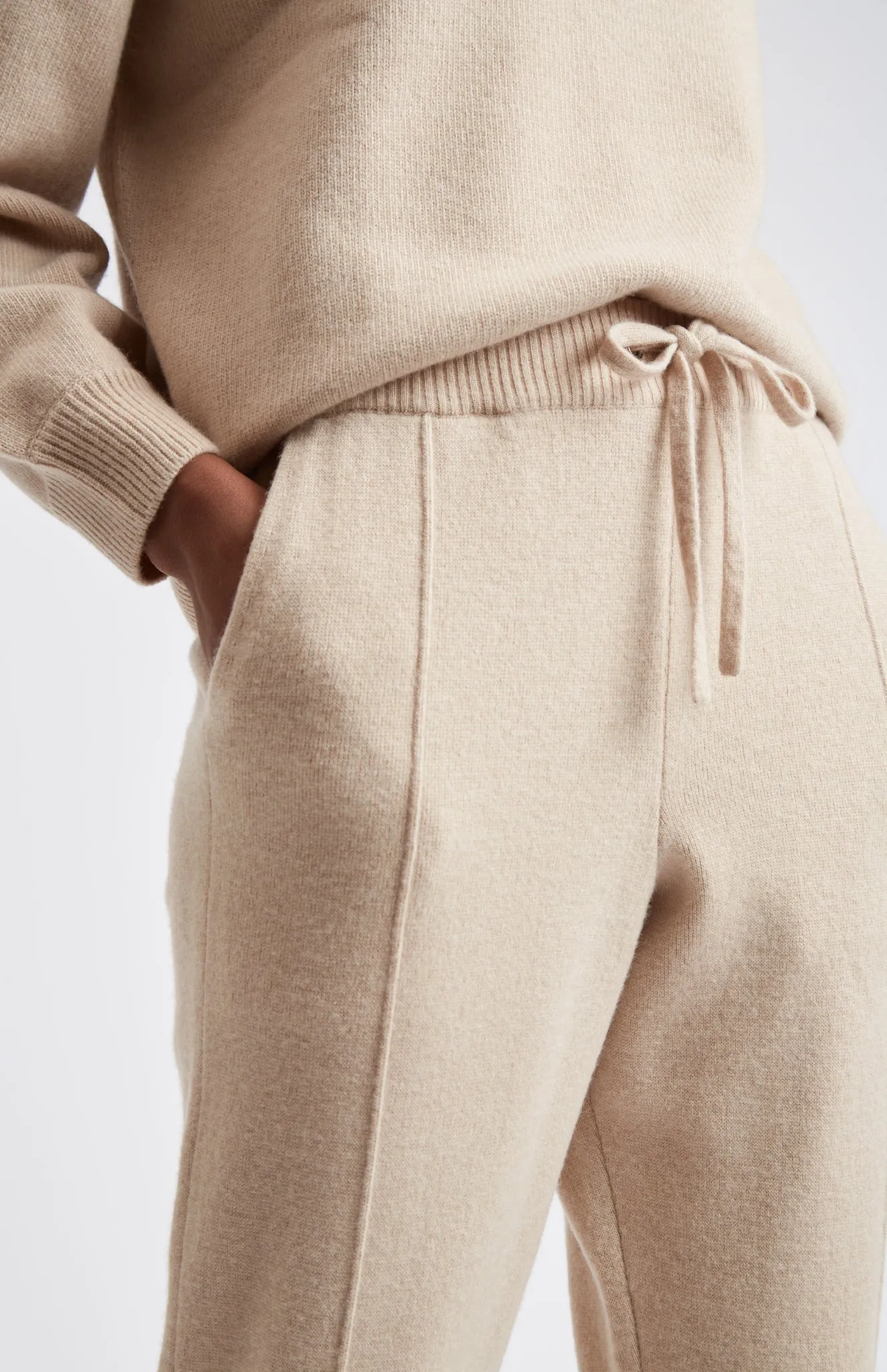 Women's Cashmere Blend Joggers In Honey