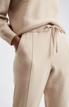 Women's Cashmere Blend Joggers In Honey