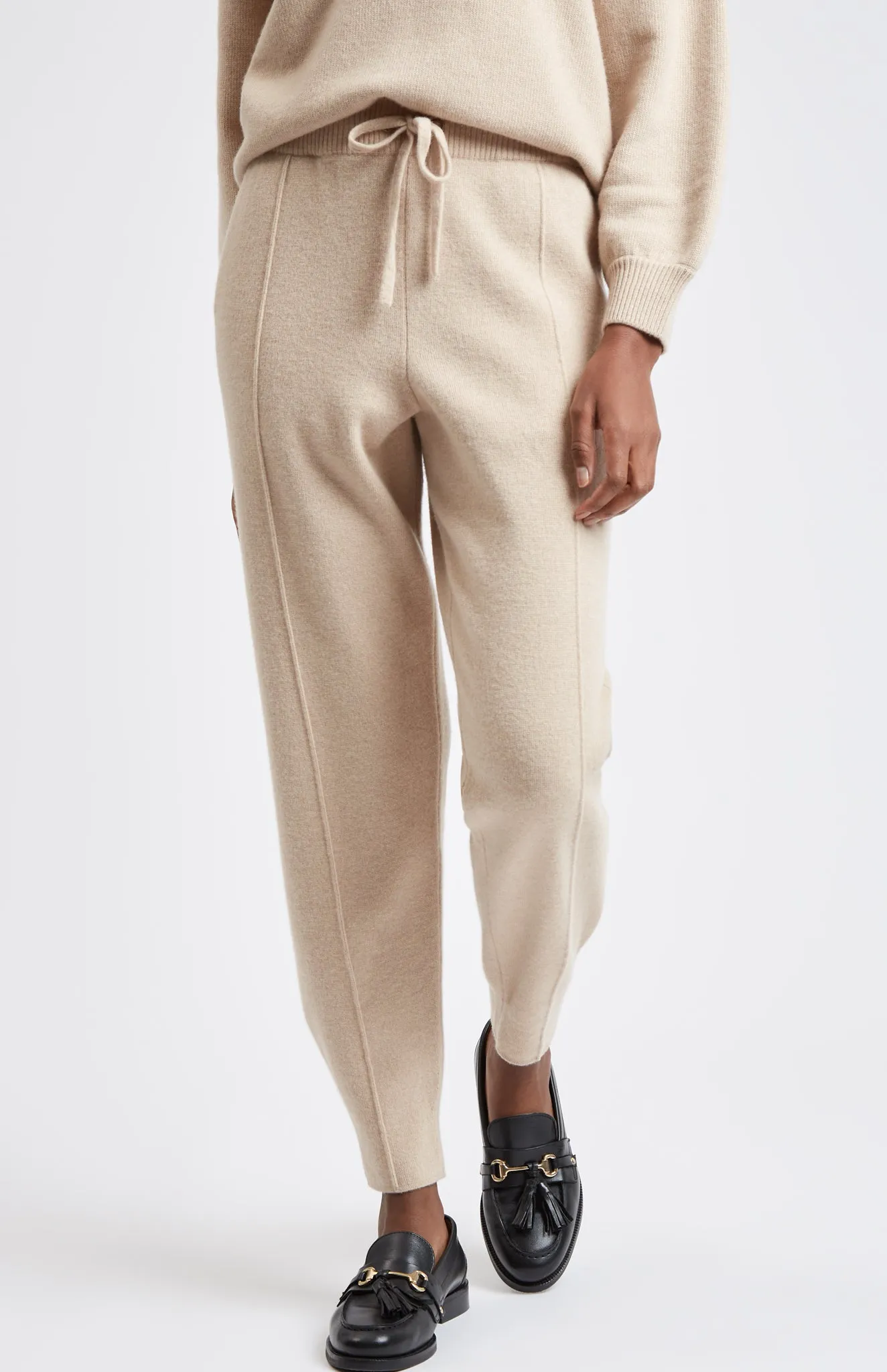 Women's Cashmere Blend Joggers In Honey