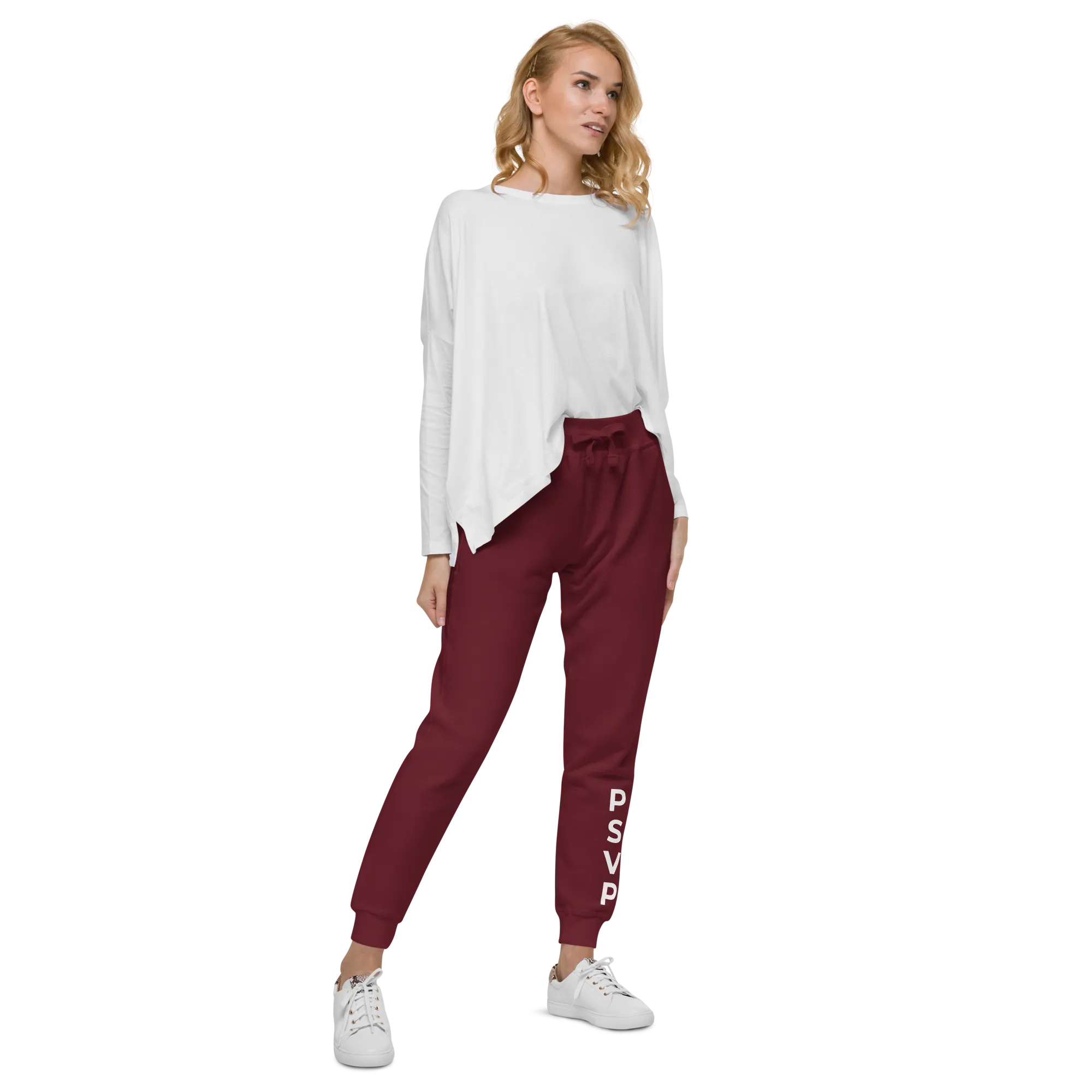 Women's Maroon Sweatpants - PSVP