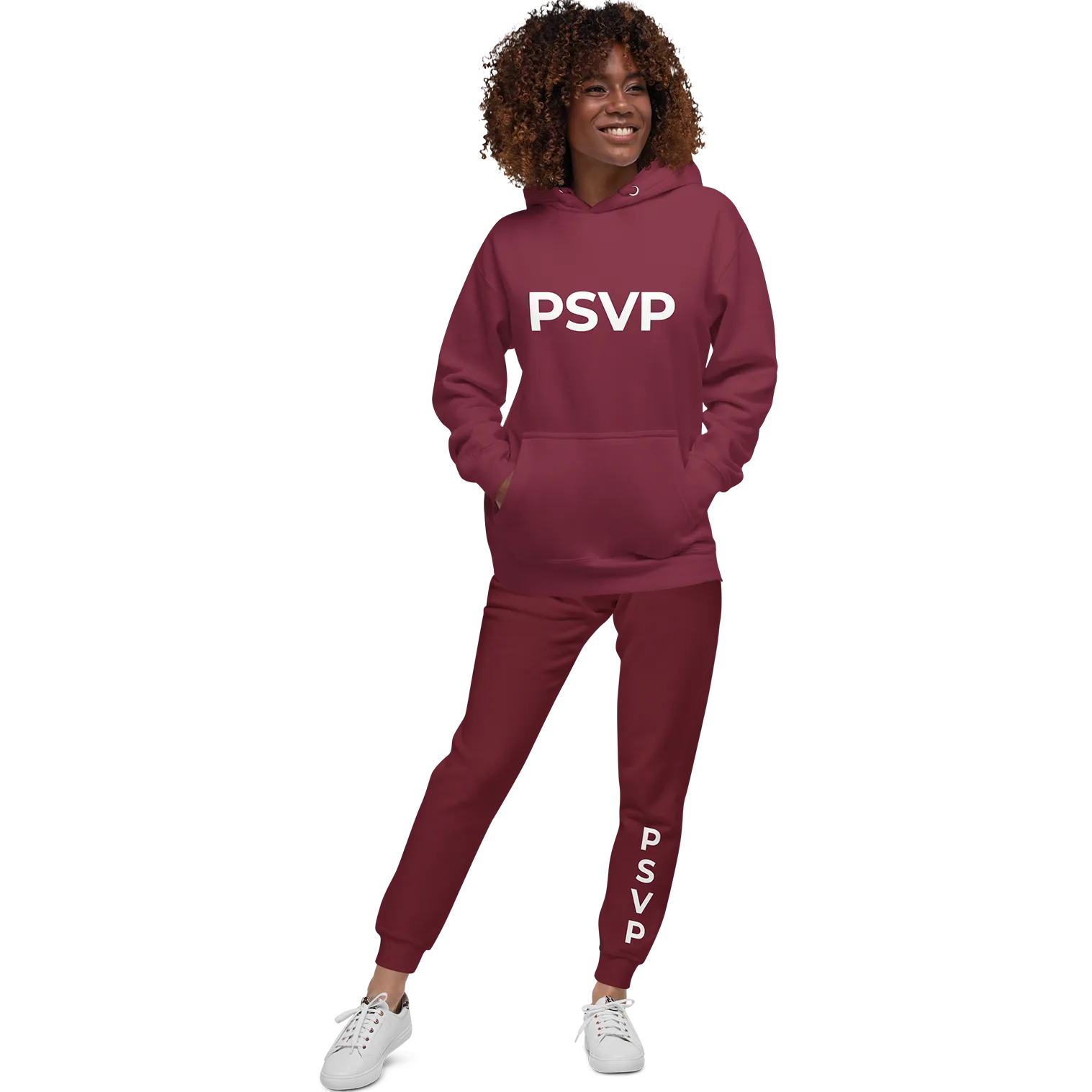 Women's Maroon Sweatpants - PSVP