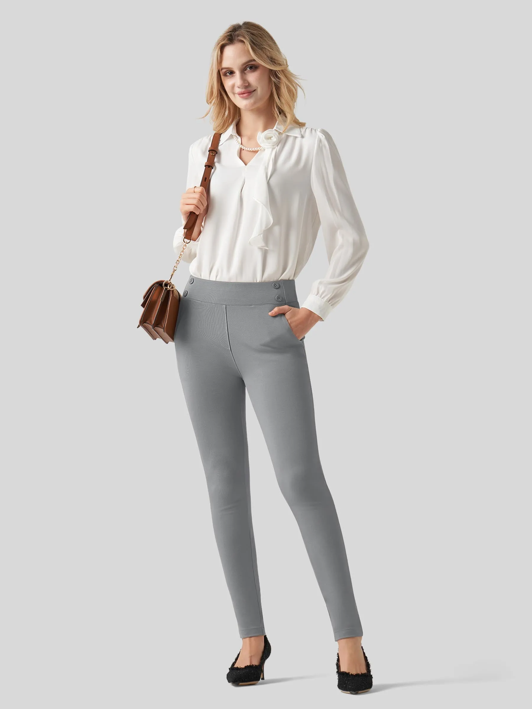 Women's Skinny Work Slacks 28 Inch